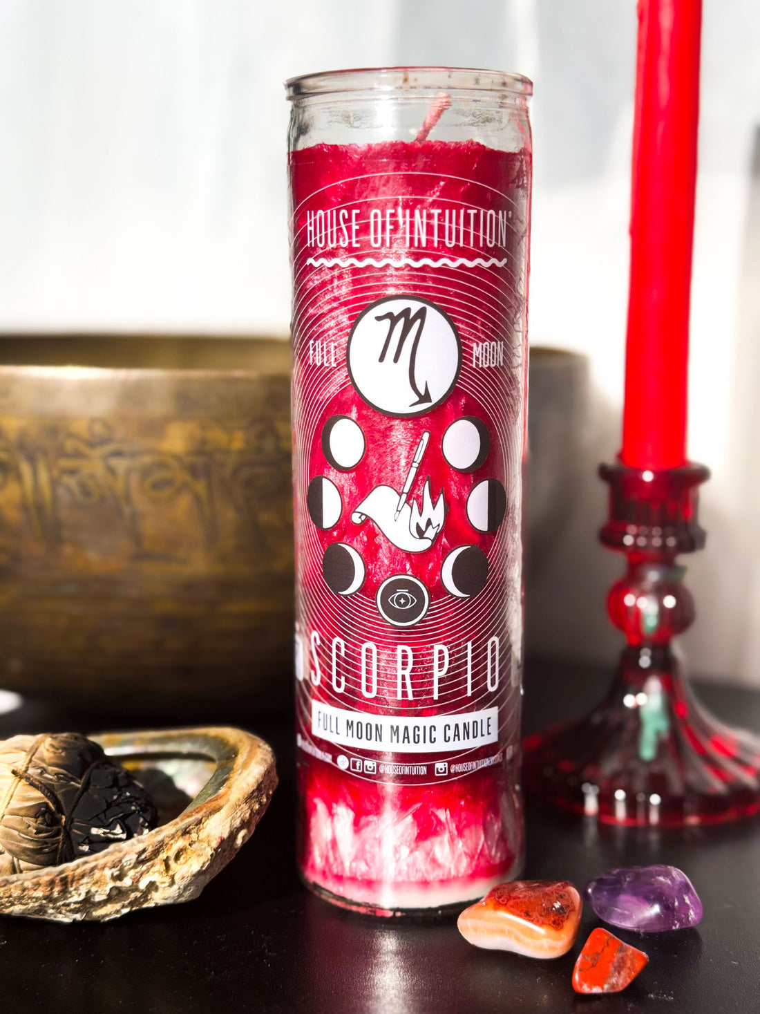 2026 Full Moon Ritual Candle (Limited Edition) Candle -Full Moon V95 