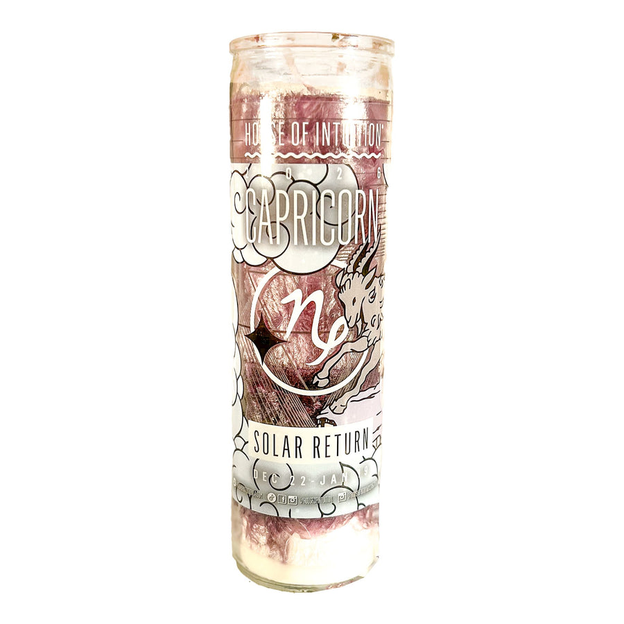 2026 Capricorn Solar Return Magic Candle | December 22 - January 19 (Limited Edition) Candle -Solar Return V50 