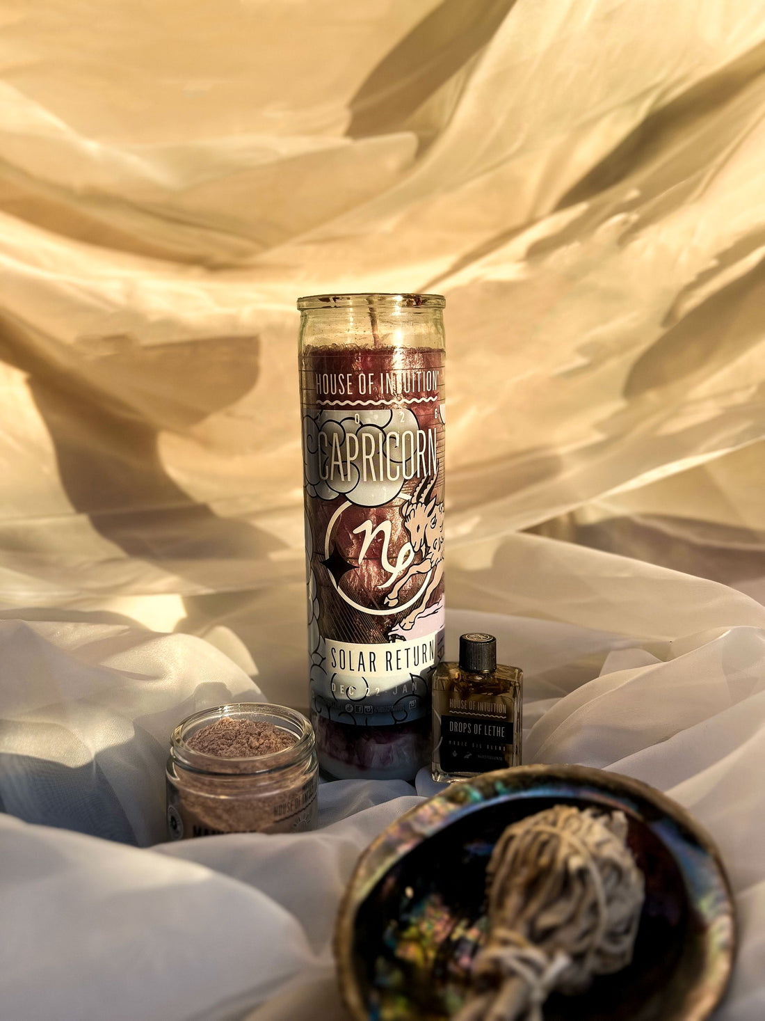 2026 Capricorn Solar Return Magic Candle | December 22 - January 19 (Limited Edition) Candle -Solar Return V50 