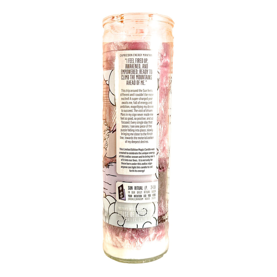2026 Capricorn Solar Return Magic Candle | December 22 - January 19 (Limited Edition) Candle -Solar Return V50 