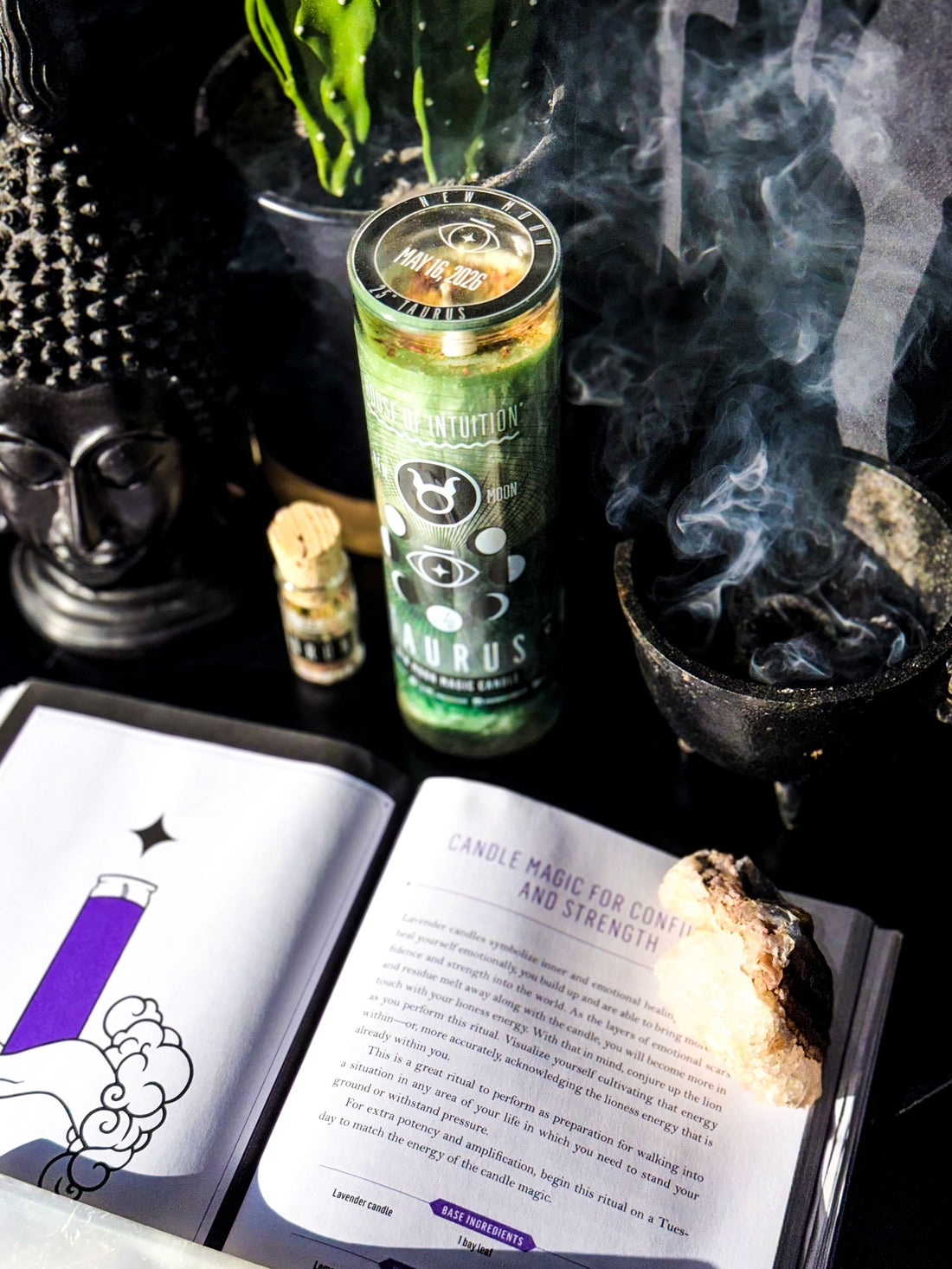 2026 New Moon Ritual Candle (Limited Edition) Candle -Full Moon V95 