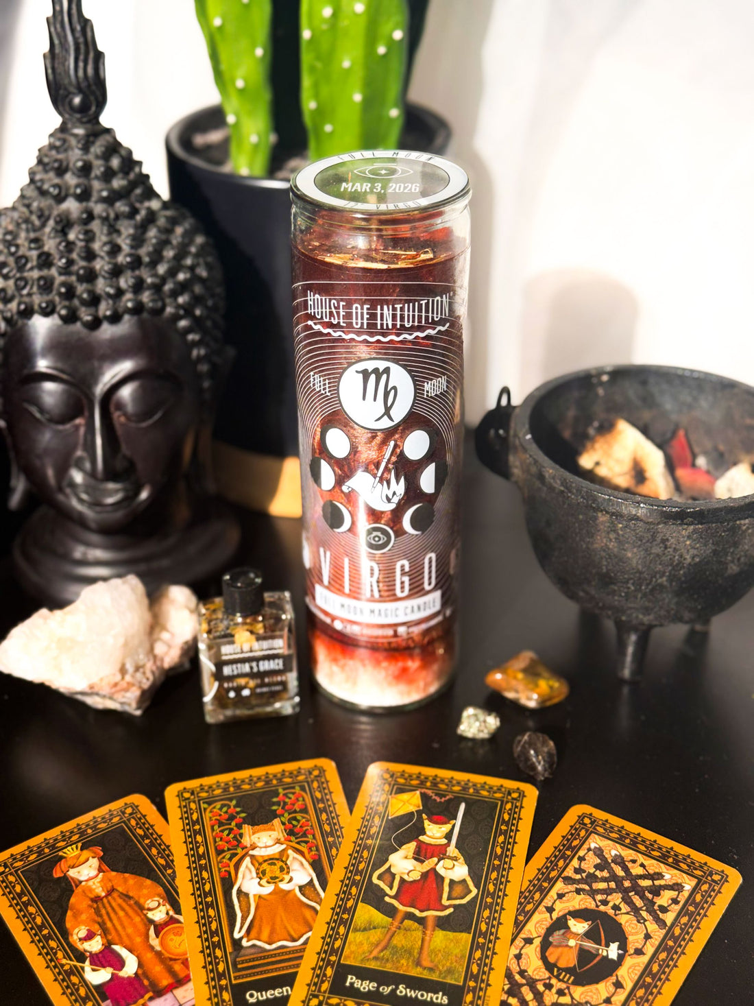 2026 Full Moon Ritual Candle (Limited Edition) Candle -Full Moon V95 