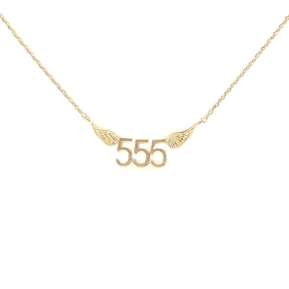 555 Angel Number Necklace (Gold) Necklace Discontinued A. $18.00 
