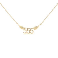 555 Angel Number Necklace (Gold) Necklace Discontinued A. $18.00 