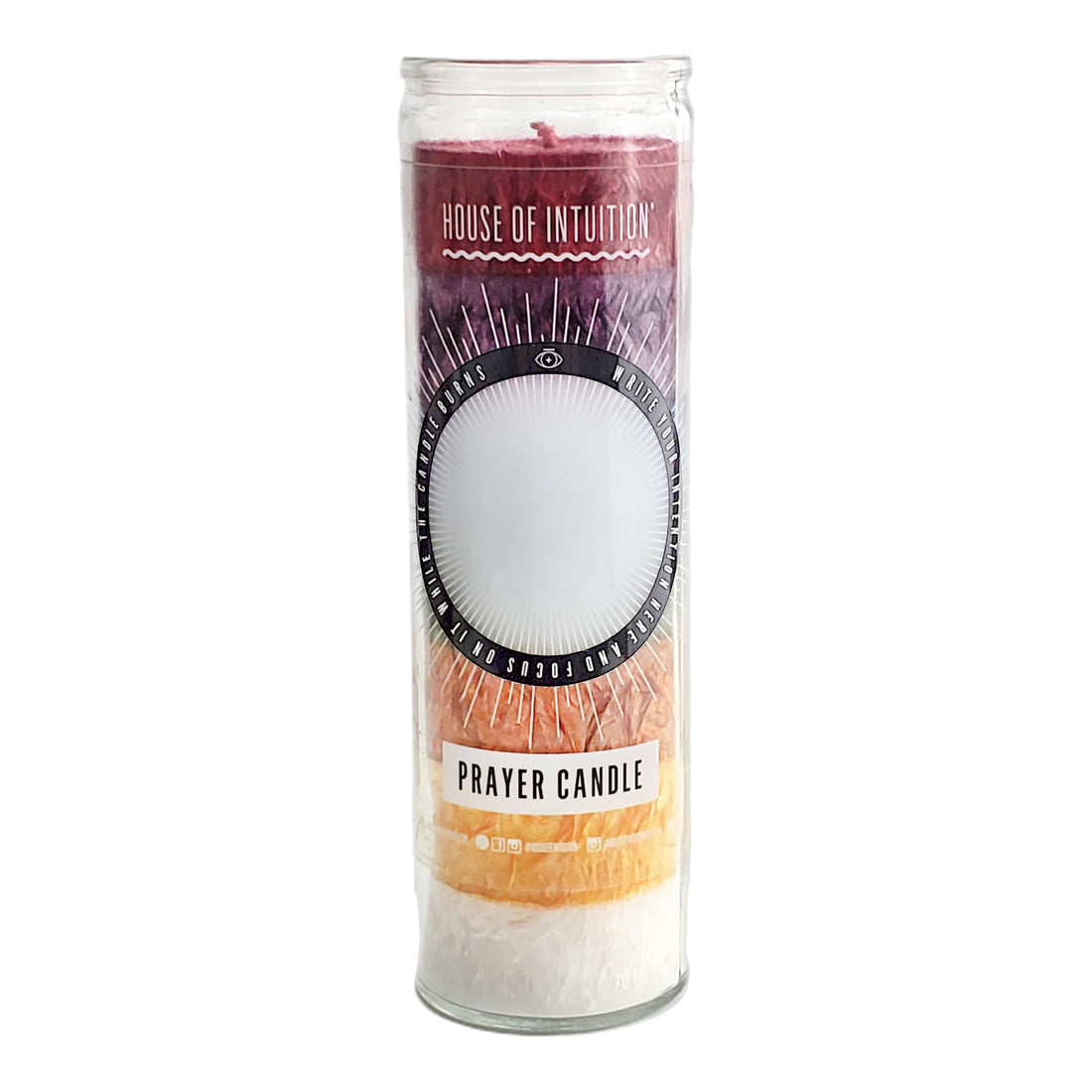 7 Color "Write-Your-Own-Prayer" Candle - REALIGNMENT Candle -Prayer V95 