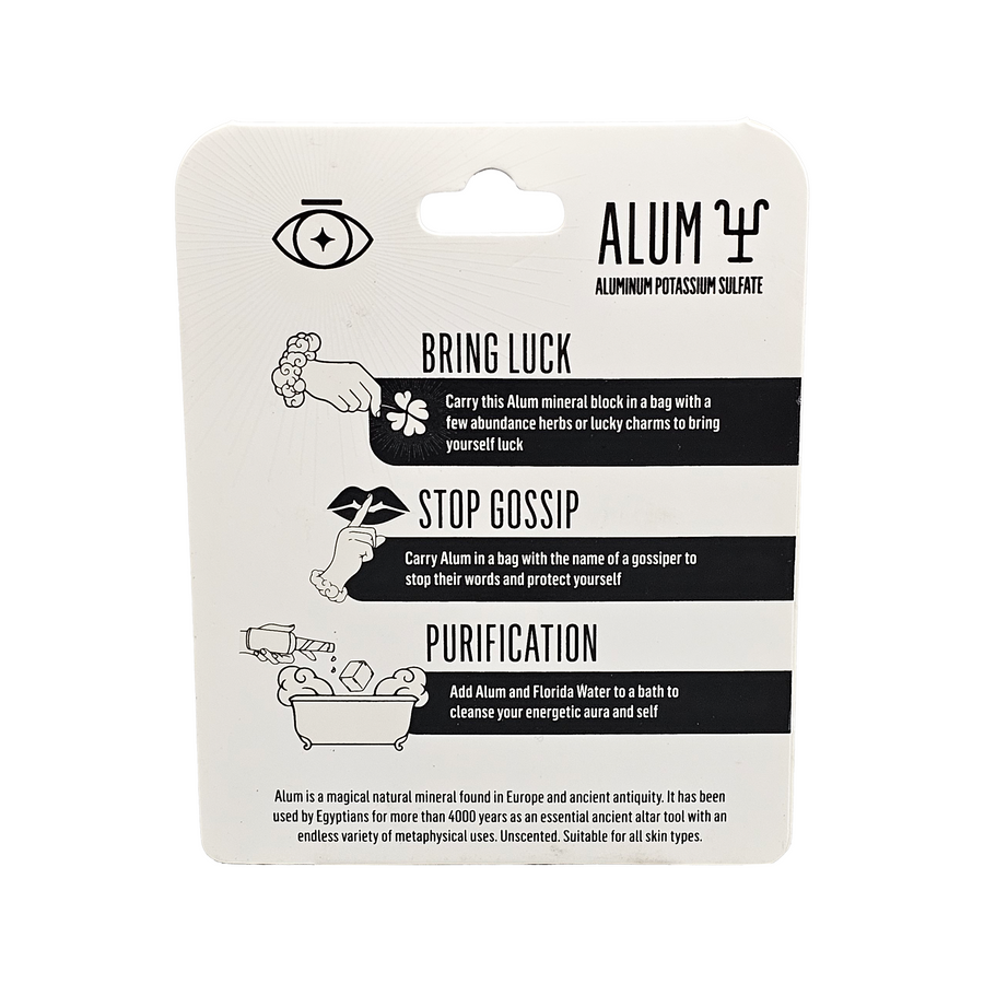 Alum Mineral Ritual Block - Luck & Protection