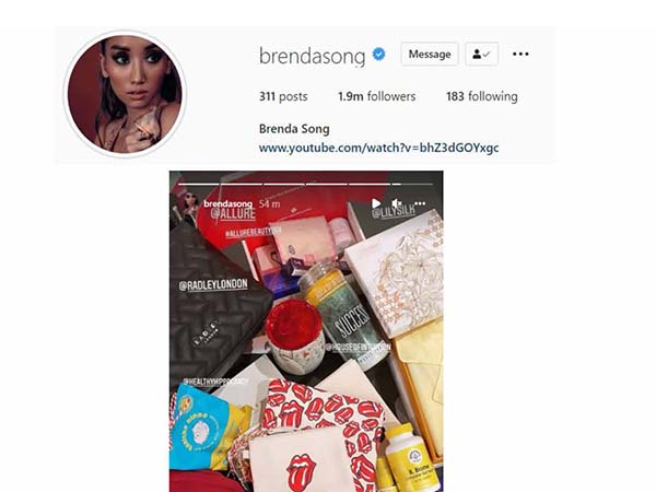 Brenda Song Instagram