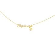 Capricorn Zodiac Necklace (Gold) Necklace Discontinued 