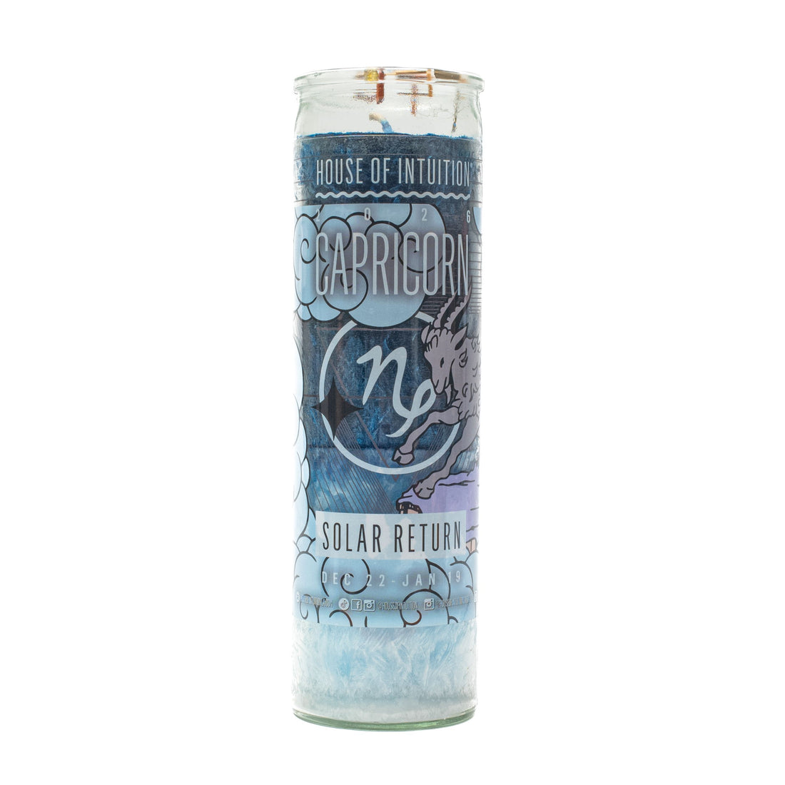 2026 Capricorn Solar Return Magic Candle | December 22 - January 19 (Limited Edition) Candle -Solar Return V95 