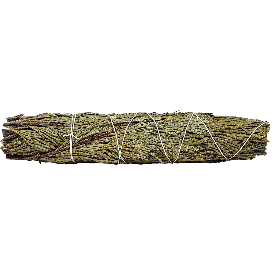 Cedar Bundle Incense & Holders -Smudge V370 B. Large 