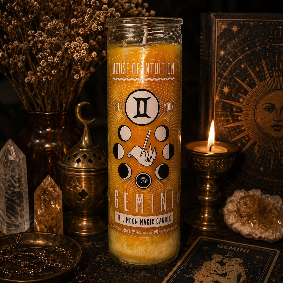 2026 Full Moon Ritual Candle (Limited Edition) Candle -Full Moon V95 
