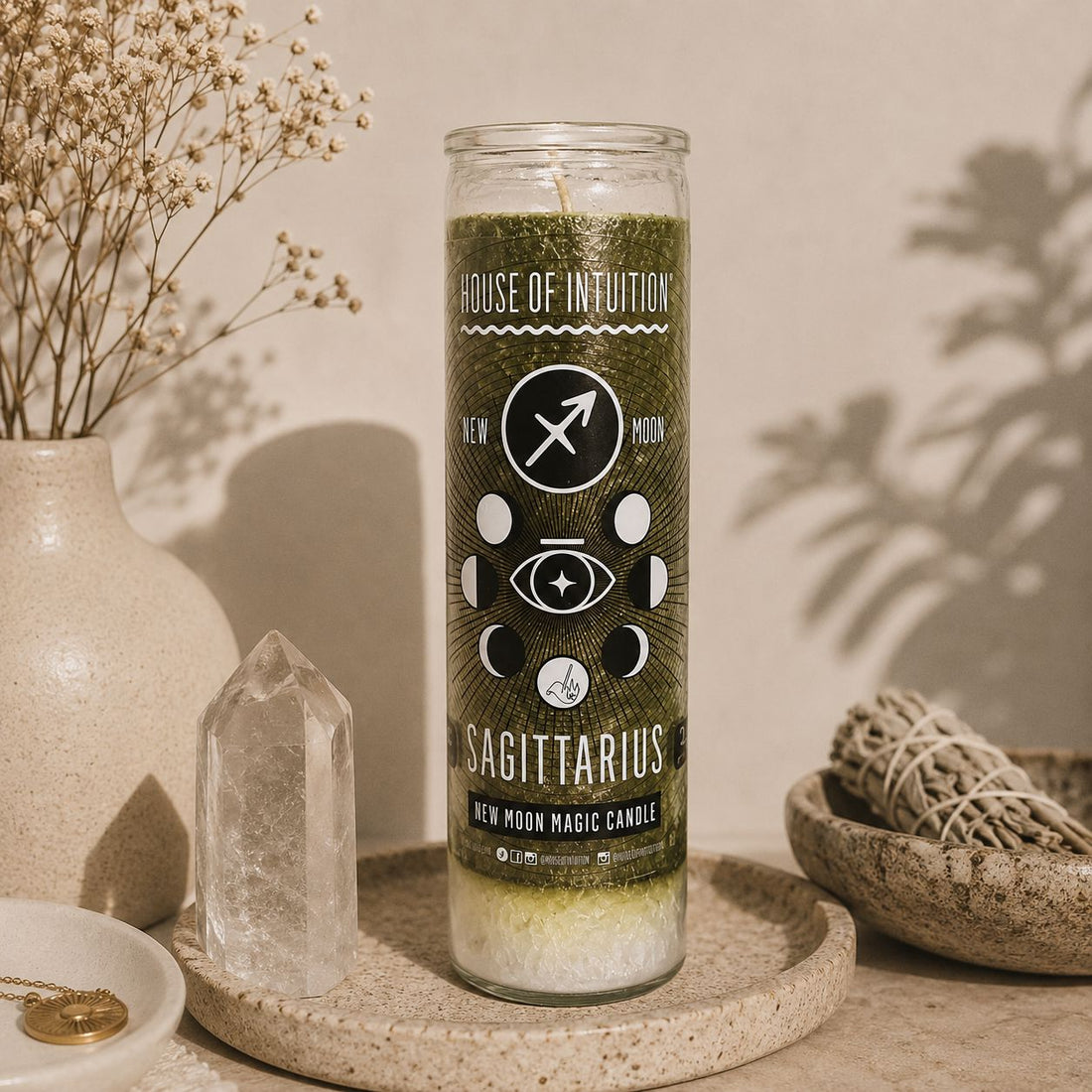 2026 New Moon Ritual Candle (Limited Edition) Candle -Full Moon V95 