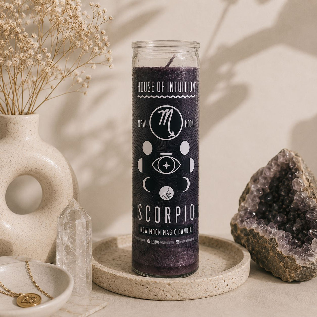 2026 New Moon Ritual Candle (Limited Edition) Candle -Full Moon V95 