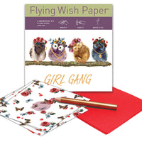 Flying Wish Paper Mini Kit - "GIRL GANG" House of Intuition Inc 