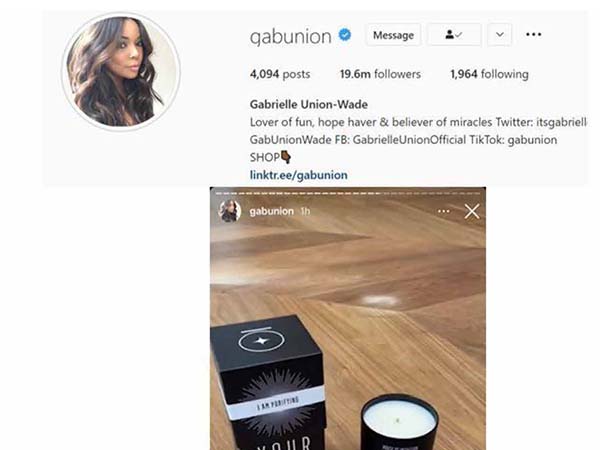 Gabunion Instagram