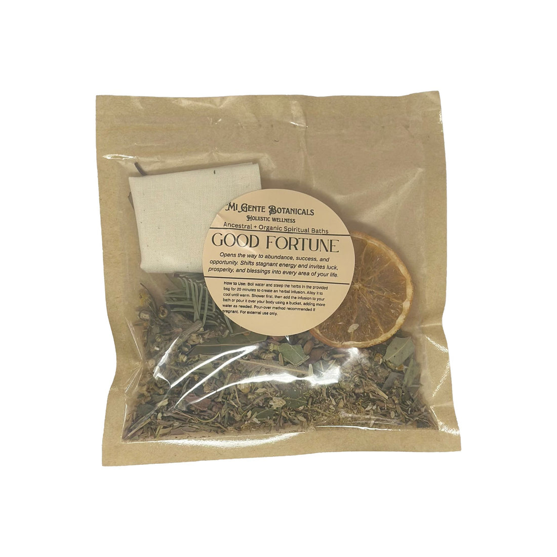 Mi Gente Organic Bath Bag - Good Fortune Personal Care -Bath Bag Whse 
