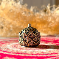 Hollow Lotus Shaped Incense Burner Incense & Holders -Holder Whse 