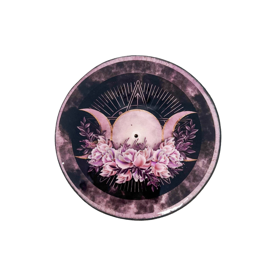 Purple Moon Phase Incense Burner Incense & Holders -Holder V205 