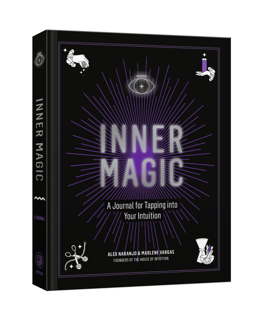 BUNDLE #1: 2025 ULTIMATEL KIT (2025 New Year Magic Candle + Your Intuition Led You Here Ritual Book + Inner Magic Intuition Journal) Limited Edition - $67 VALUE Box -Custom Bundle V245 