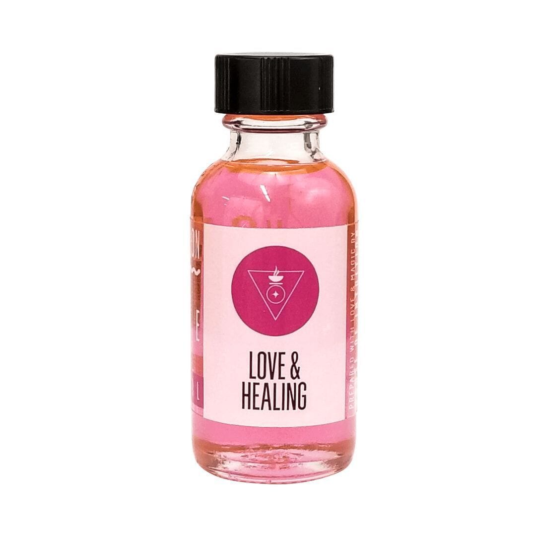 Love Intention Oil "Love & Healing" Incense & Holders -Burning Oil V50 
