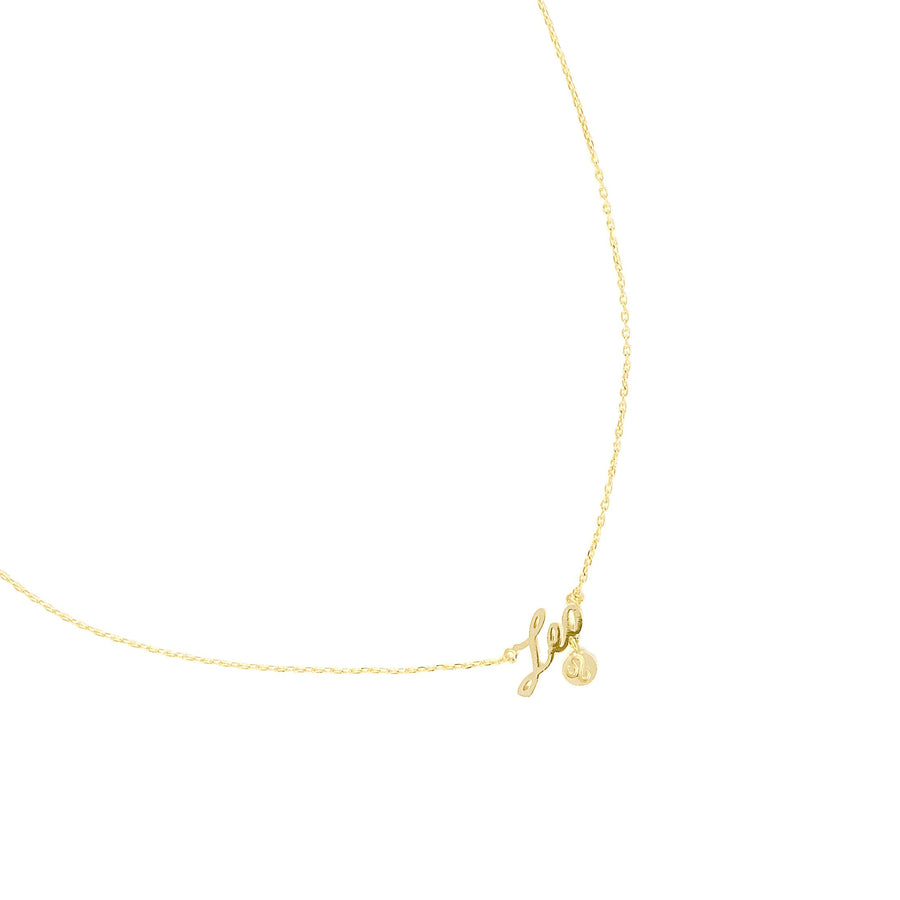 Leo Zodiac Necklace (Gold) Necklace Discontinued 