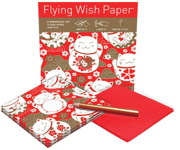 Flying Wish Paper Mini Kit - "LUCKY CAT" V230 