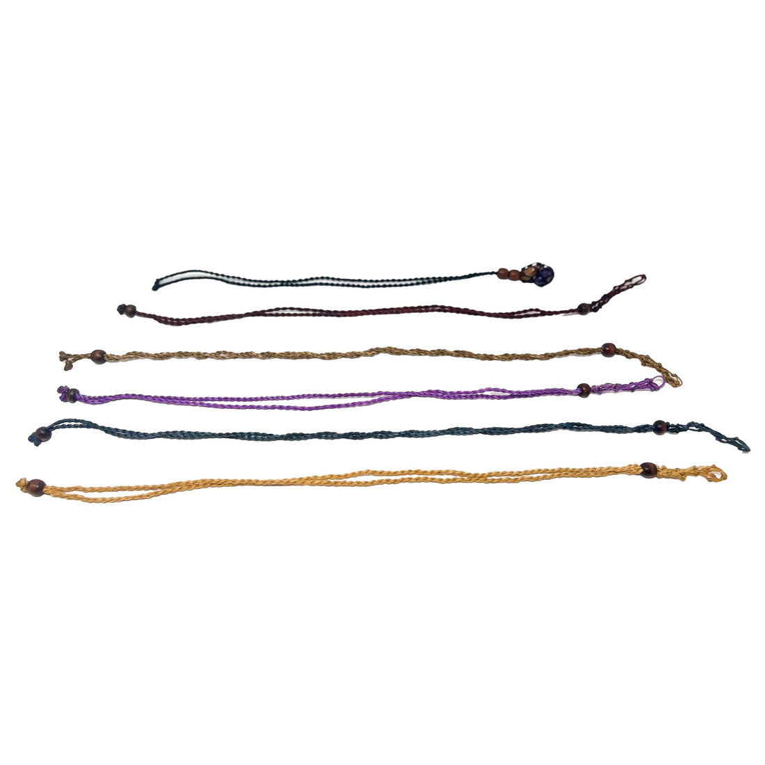 Macramé Crystal Holder Necklace House of Intuition Inc 