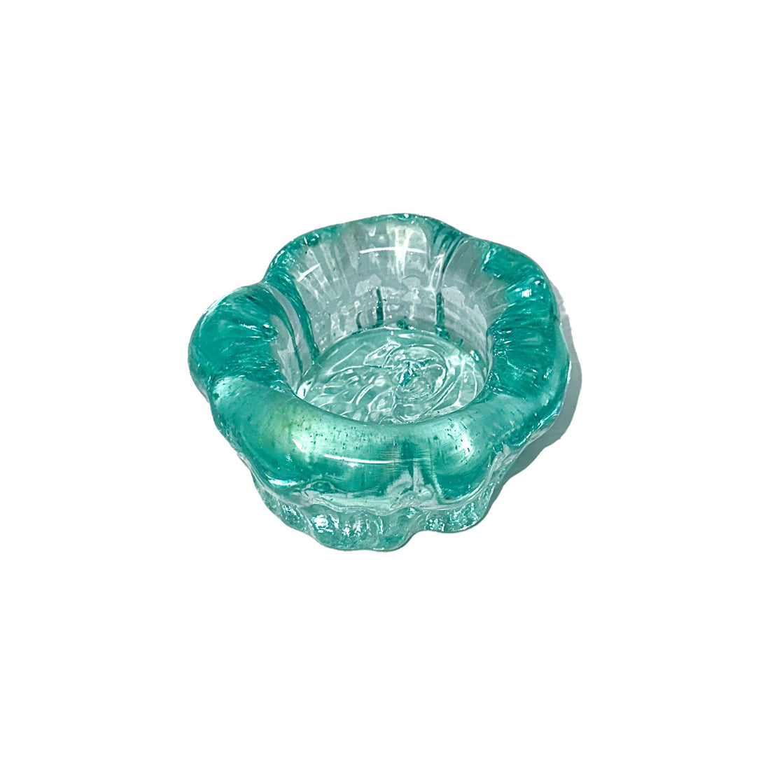 Taper Candle Holder - Molten Glass Candle -Mini Candle Holder Whse 