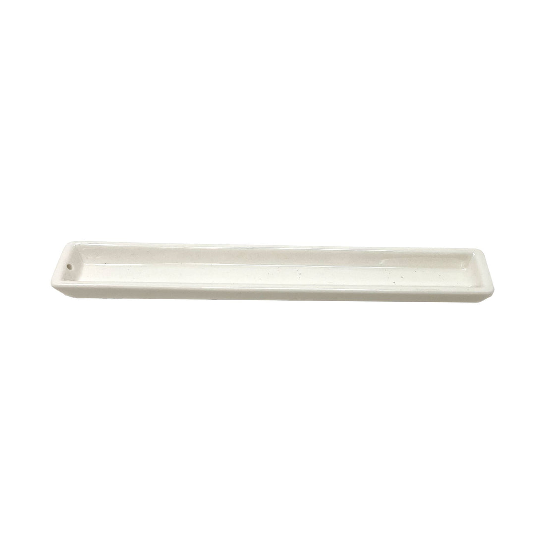 White Long Ceramic Incense Stick Burner Discontinued 