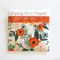 Flying Wish Paper Mini Kit - "ORANGE BLOSSOMS" House of Intuition Inc 