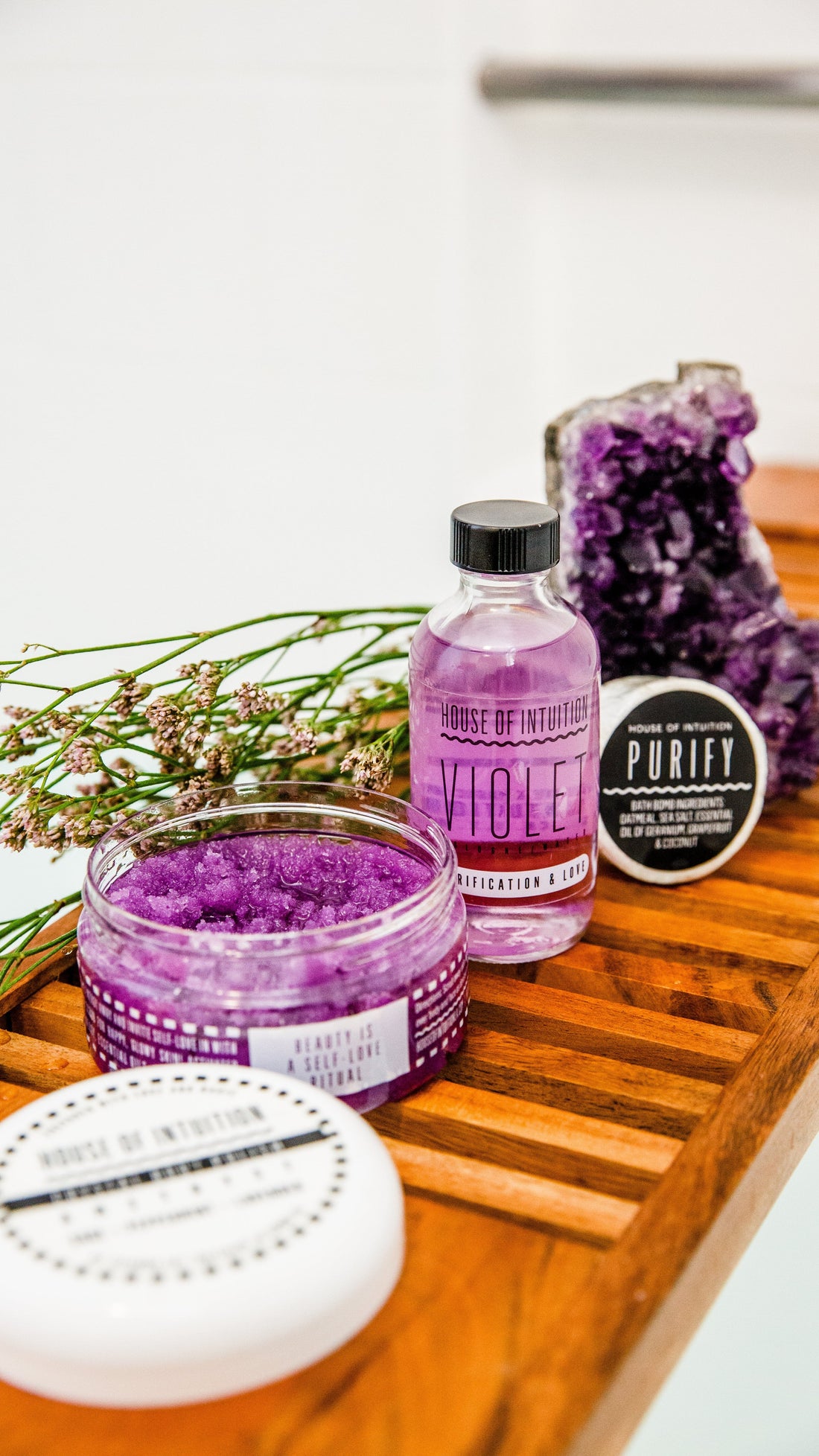 Amethyst Crystal Body Polish Personal Care -Body Polish V50 