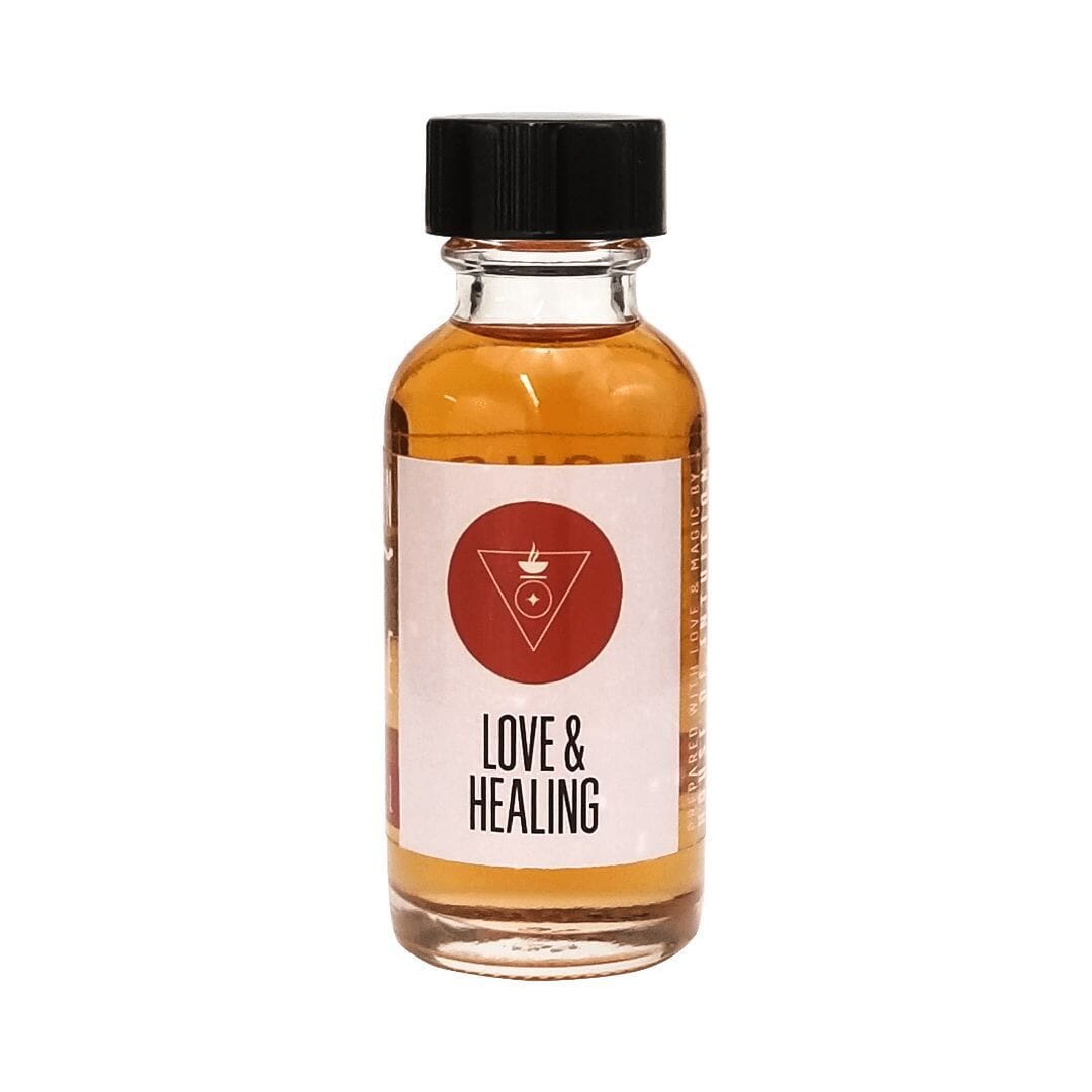 Rose Intention Oil "Love & Healing" Incense & Holders -Burning Oil V50 