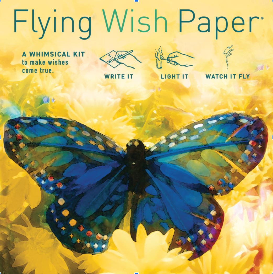 Flying Wish Paper Mini Kit - "ROYAL BUTTERFLY" V230 