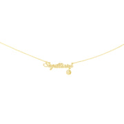 Sagittarius Zodiac Necklace (Gold) Necklace Discontinued 