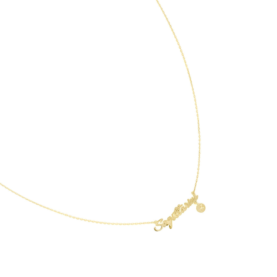 Sagittarius Zodiac Necklace (Gold) Necklace Discontinued 