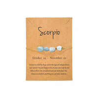 Scorpio Crystal Drawstring Bracelet Bracelet -Amulet Whse 