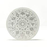 Selenite Astrology Charging Plate Crystal V45 