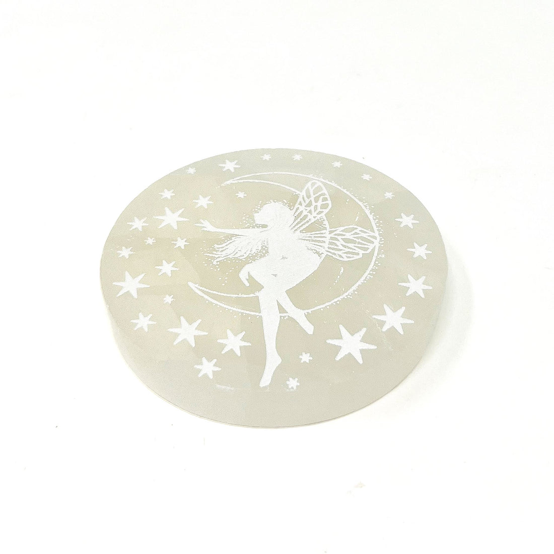 Selenite Fairy Charging Plate Crystal V45 