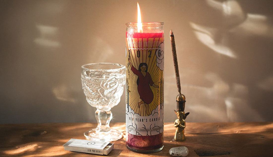 BUNDLE #1: 2026 ULTIMATE KIT (2026 New Year Magic Candle + Your Intuition Led You Here Ritual Book + Inner Magic Intuition Journal) Limited Edition - $67 VALUE Box -Custom Bundle HOI 