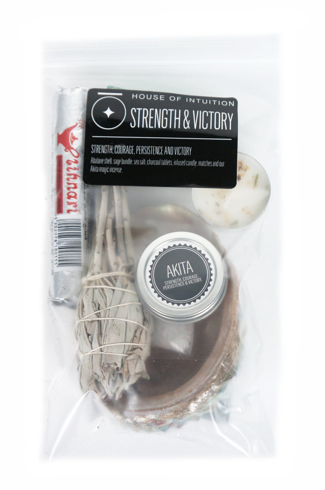 Ritual Cleansing Kits Incense & Holders -Smudge V50 Strength and Victory 