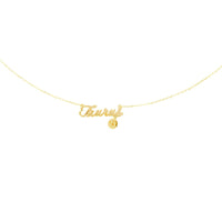 Taurus Zodiac Necklace (Gold) Necklace Discontinued 