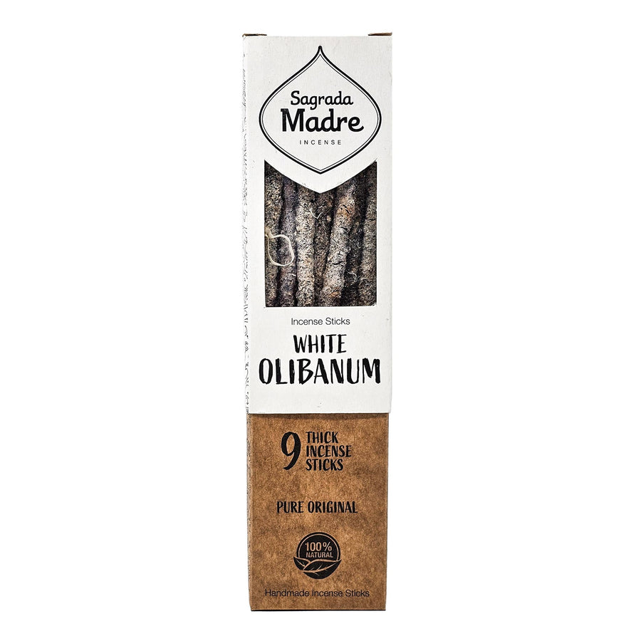 Sagrada Madre White Olibanum Incense & Holders -Incense Stick V50 