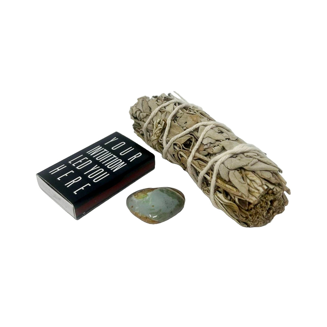 Black "Your Intuition Led You Here" Ritual Matches Candle -Accessories V465 