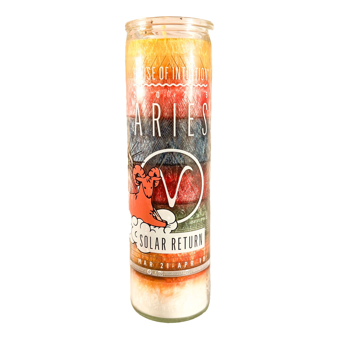 2025 Aries Solar Return Magic Candle | March 21 - April 19 (Limited Edition) Candle -Solar Return V95 