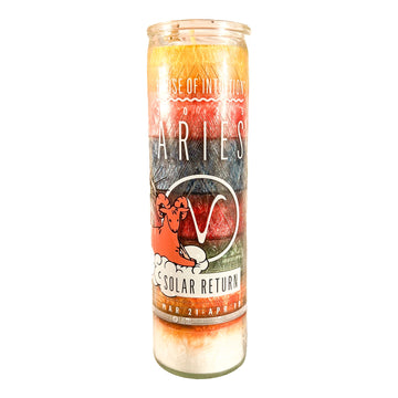 2025 Aries Solar Return Magic Candle | March 21 - April 19 (Limited Edition) Candle -Solar Return V95 