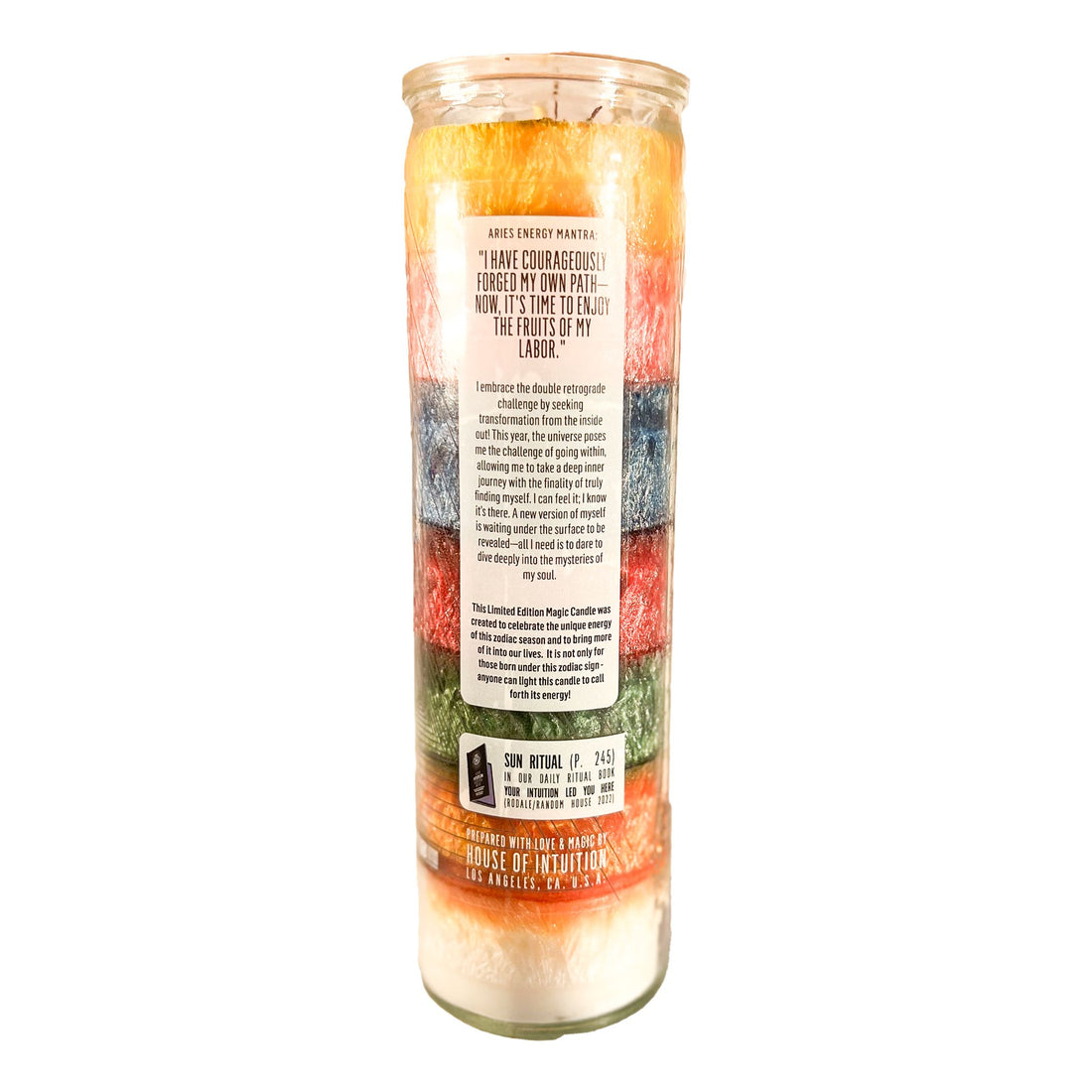 2025 Aries Solar Return Magic Candle | March 21 - April 19 (Limited Edition) Candle -Solar Return V95 