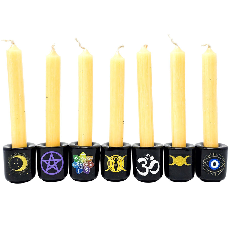 Pentacle Mini Candle Holder Candle -Accessories V115 