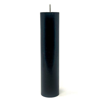 Black Pillar Candle Candle -Shape V380 