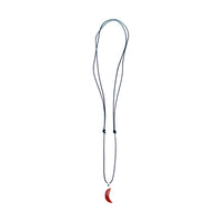 Carnelian Moon Cord Necklace Necklace -Cord Whse 