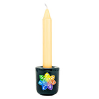 Flower Of Life 7 Chakra Mini Candle Holder V115 